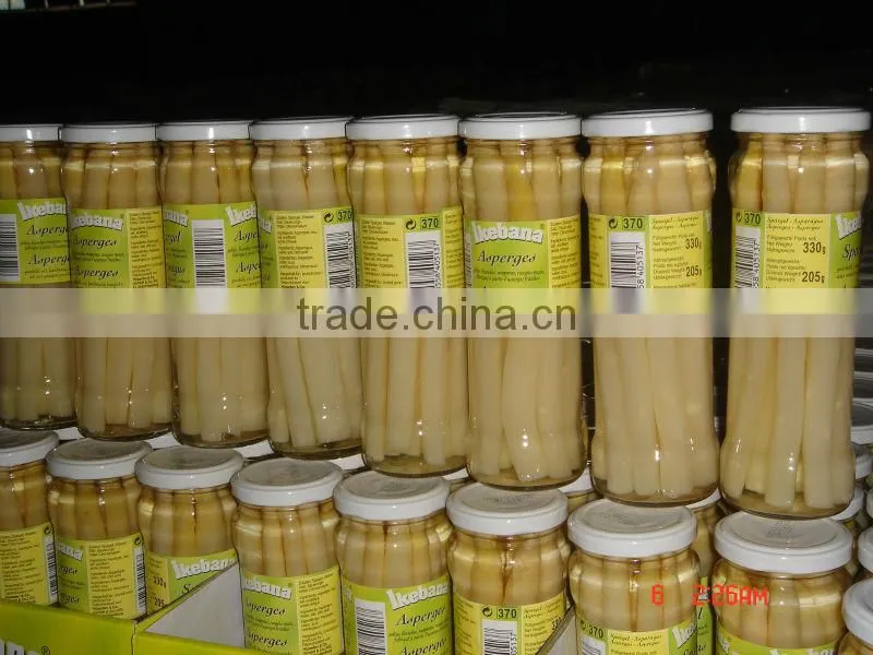Canned white Asparagus 12jars/370ML