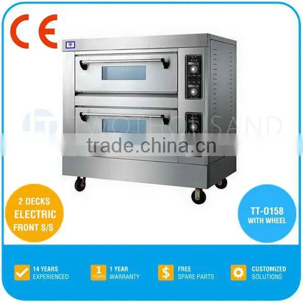 2017 Electric Ovens for Pizza Used for Industrial, 2 Deck 4 Trays,TT-O158