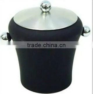2.0L stainless steel ice bucket with lid for bar
