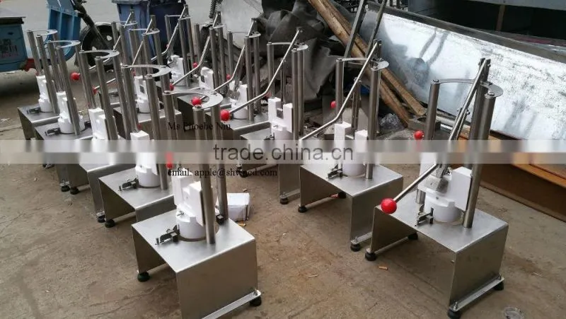Factory supply 304 stainless steel pineapple peeling coring machine for sale