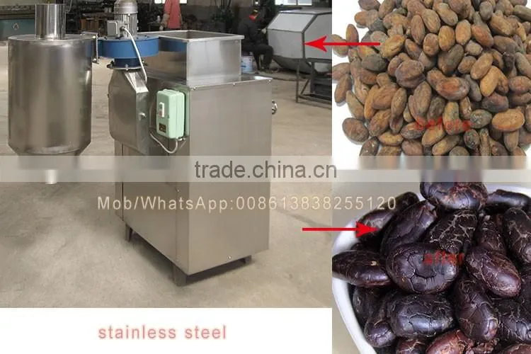Automatic Roasted Cacao Nib Peeler Roasted Coffee husk Peeler Machine