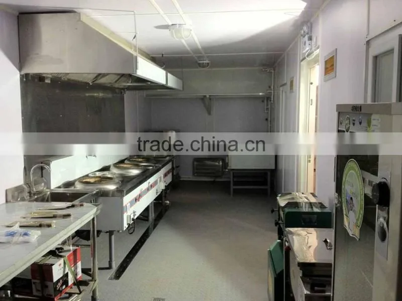 prefabricated container mobile kitchen