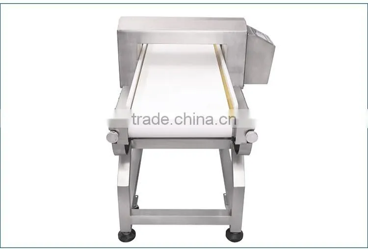 Auto-conveying all-metal food detector with LCD display