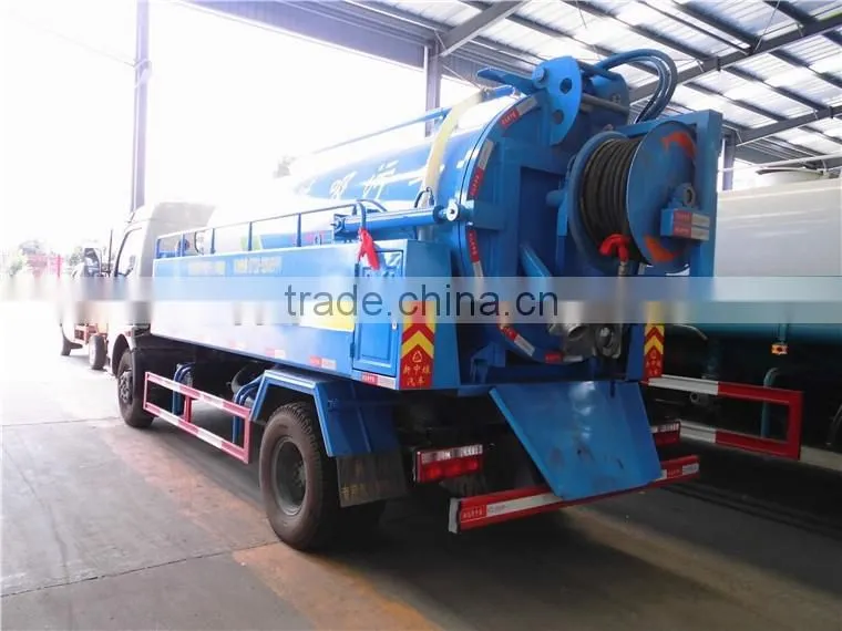 dongfeng 6cubic meters sewage sucking truck for sale