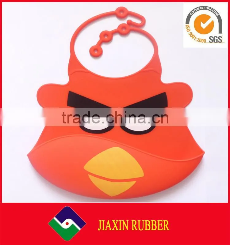 Best selling folding washable plain adjustable silicone baby bib waterproof
