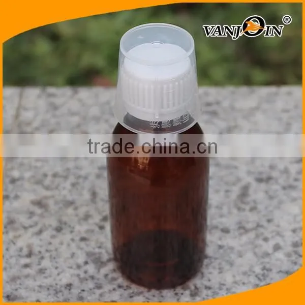 150ml Plastic Syrup Bottle For Medicine With White Tamper Proof Cap