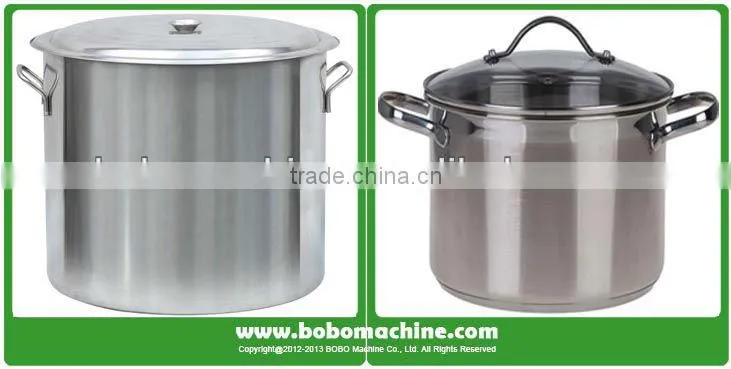 Pan outside polishing machine
