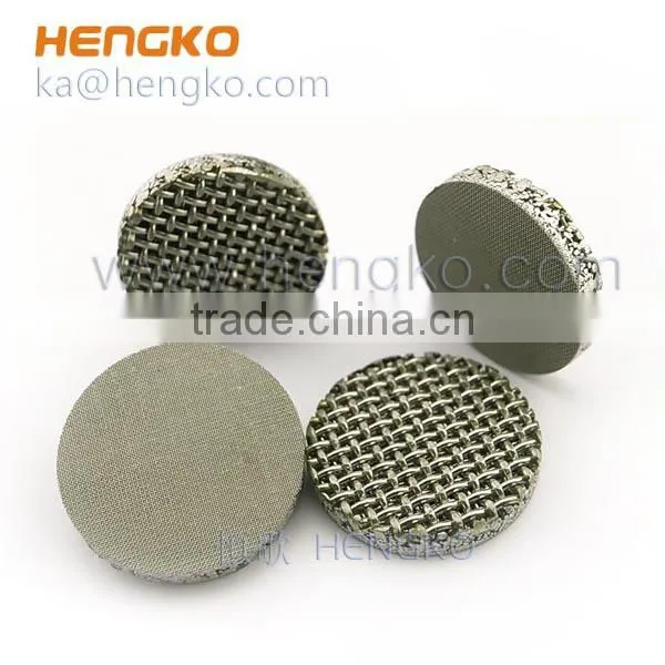 stainless steel 316 perforated Sintered metal filter disc 5 micron