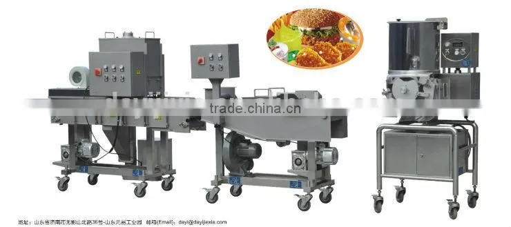 Meat Pie Making Machine Patty / Beef Steak / Chicken/ Fish Meat Processing Line