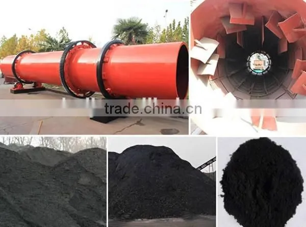 2.4*20m rotary drum dryer for ore concentrate