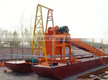heavy duty gold dredging equipment with processing line