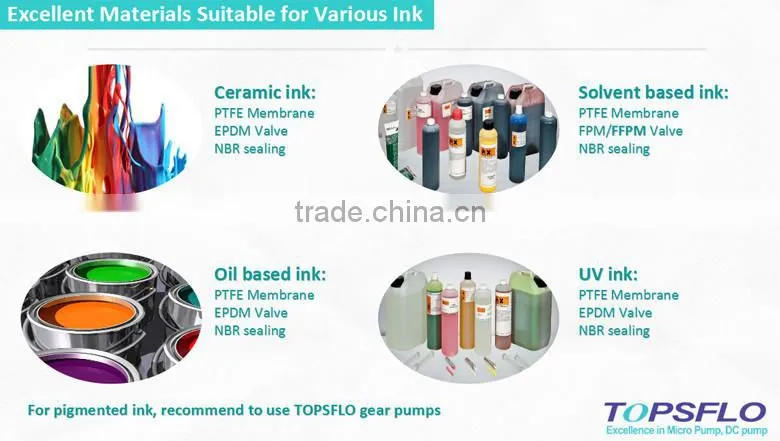 12V 24V DC Micro Diaphragm inks and printing transfer pump