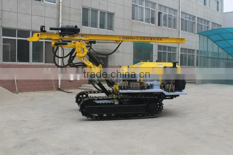 crawler rock blasting hydraulic DTH drilling rig
