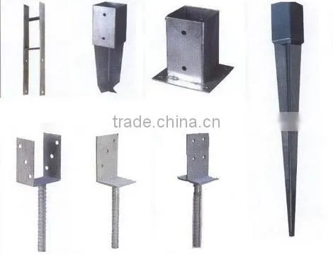 fence pole anchor