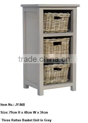 Linyi Tall Wicker drawer baskets for bathroom