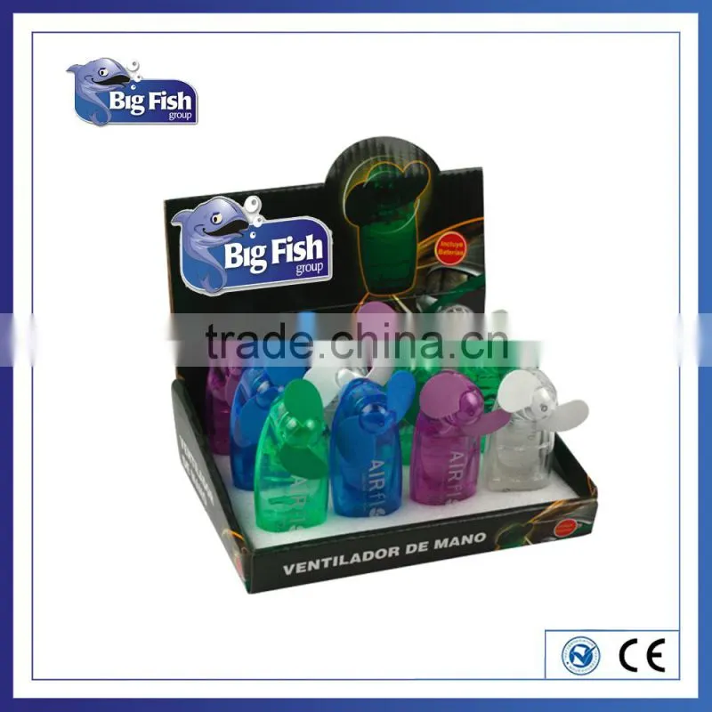 mini plastic hand held fan
