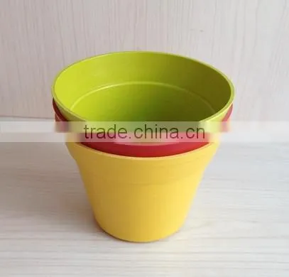 plant fiber bamboo flower pot Biodegradable Eco friendly