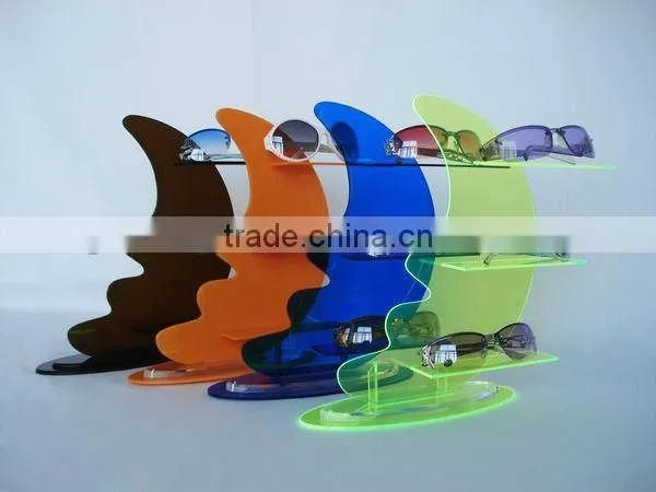 useful Acrylic Sunglasses Retail Shop Display/2015 fashion design acrylic sunglass display rack wholesale price China