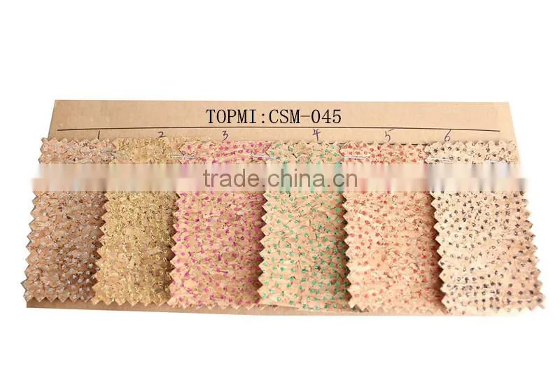 2015 new type high quality cork shoes material
