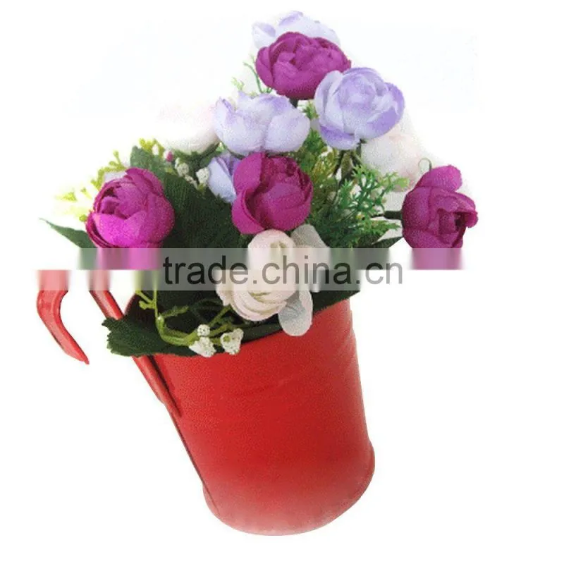 Eco-friendly Colorful Hanging Metal Flower Pot