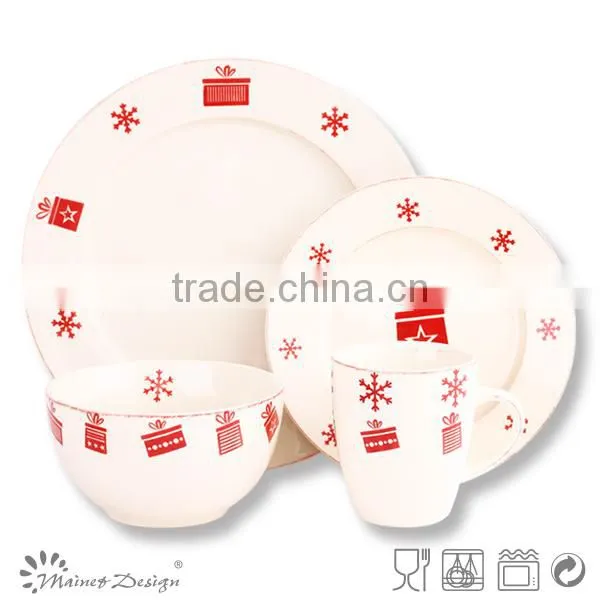 Christmas Tree Decor Christmas Ceramic Dinner Set