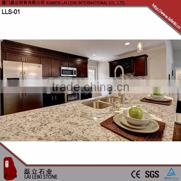 Rectangular shape Topazic Imperial santa cecilia purple polished granite dining countertop