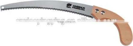 two sides grinding tooth wooden hand saw/garden tool