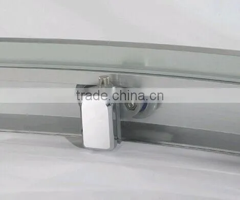 zinc alloy Double wheel rollers and handles rain shower for sliding door