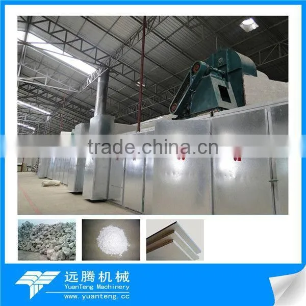 Automatic plaster board making machine with capacity 1to30million sqm/year