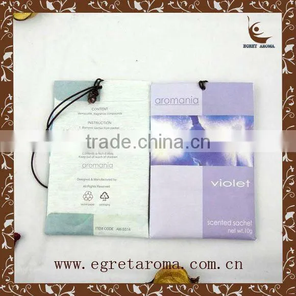 2015 Eco friendly home air freshener fabric sachet bag for wardrobe air freshener scented vermiculite for sachet