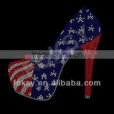 american flag motif stones to decorate clothes - FOKSY