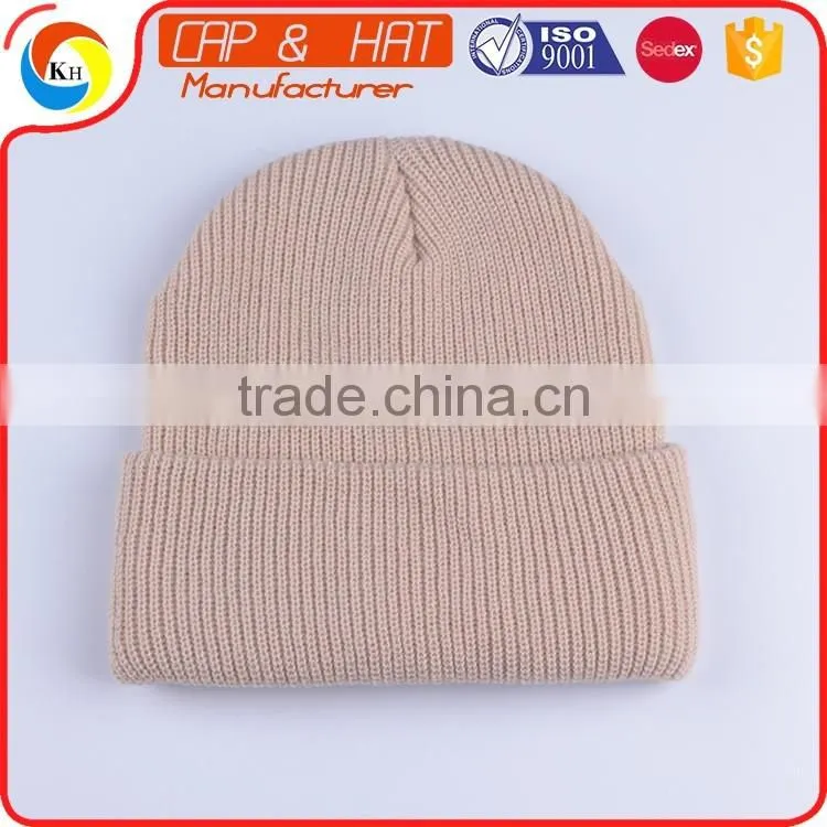 Winter CC Ski Beanie Hats Of 100% Acrylic Kintted
