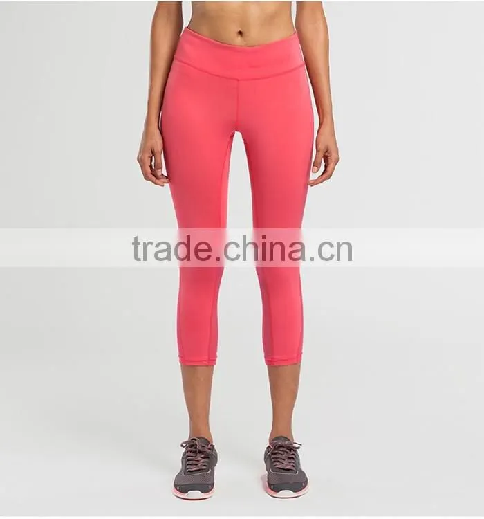 Fashion womens sports pants elastic yogo fintess Gym leggings