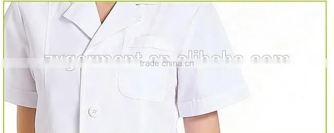 High quality medical uniform white scrubs
