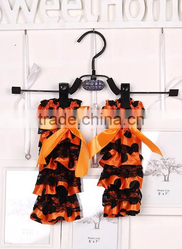 Hot sales! snow white princess leg warmer baby cute polka dot clothes nice satin and lace leggings