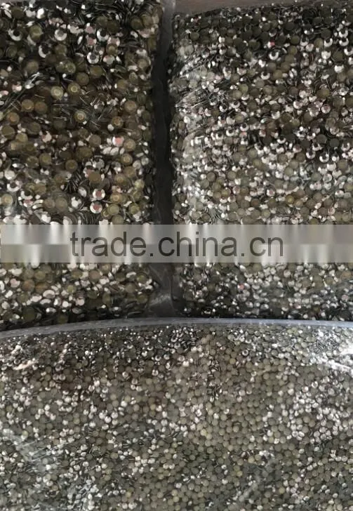 Hot fix Octagon Aluminum beads hot fix rhinestud