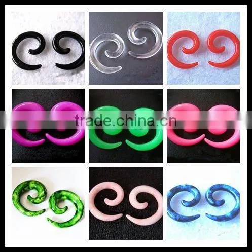 316L stainless steel ear piercing taper /ear piercing jewelry /body jewelry