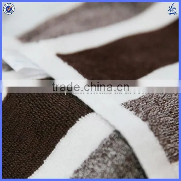 high end towel factory/stripe towelling fabrics
