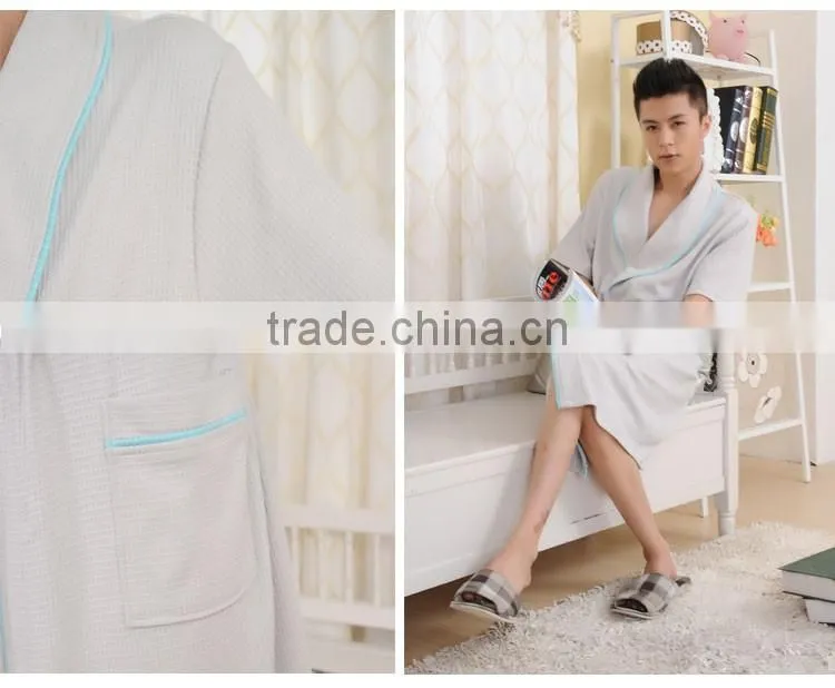Hot Sale Multi Coloured Cozy Waffle Microfiber Bathrobe