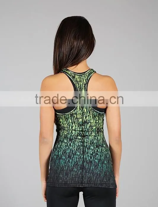 2016 Printing Fitness WomenTank Top With Wholesale Price