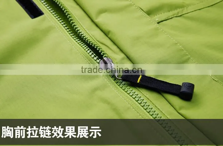 men women waterproof jackets with removavle polar fleece liner