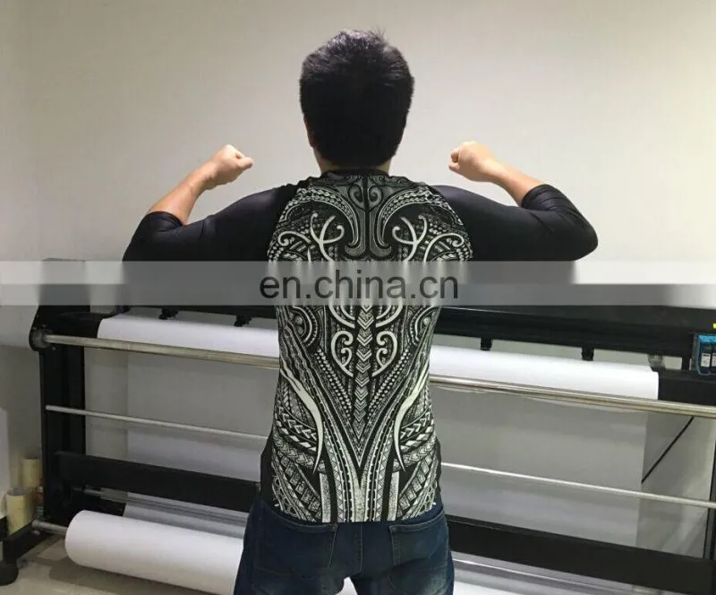 Custom sublimation compression shirt rash guard rashguard 2017