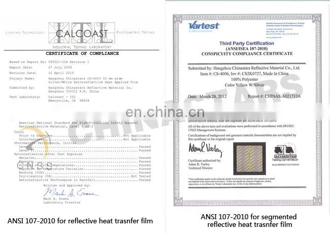 silver color reflective heat transfer film with PET film