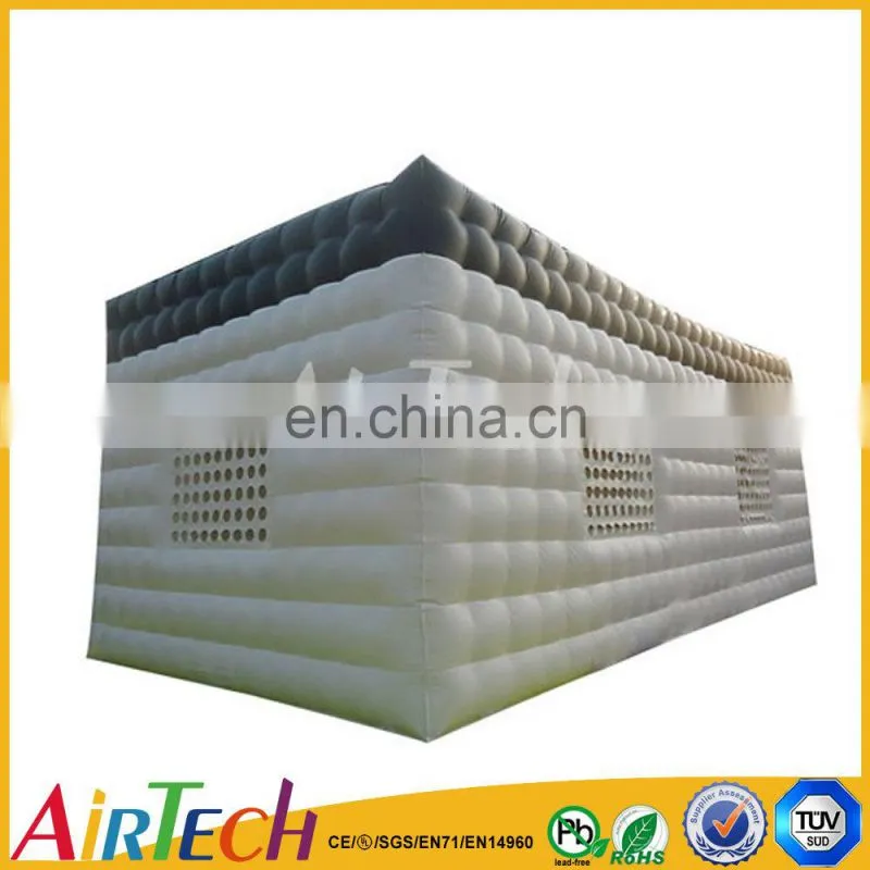 Outdoor fashion PVC cube tent for party from airtech