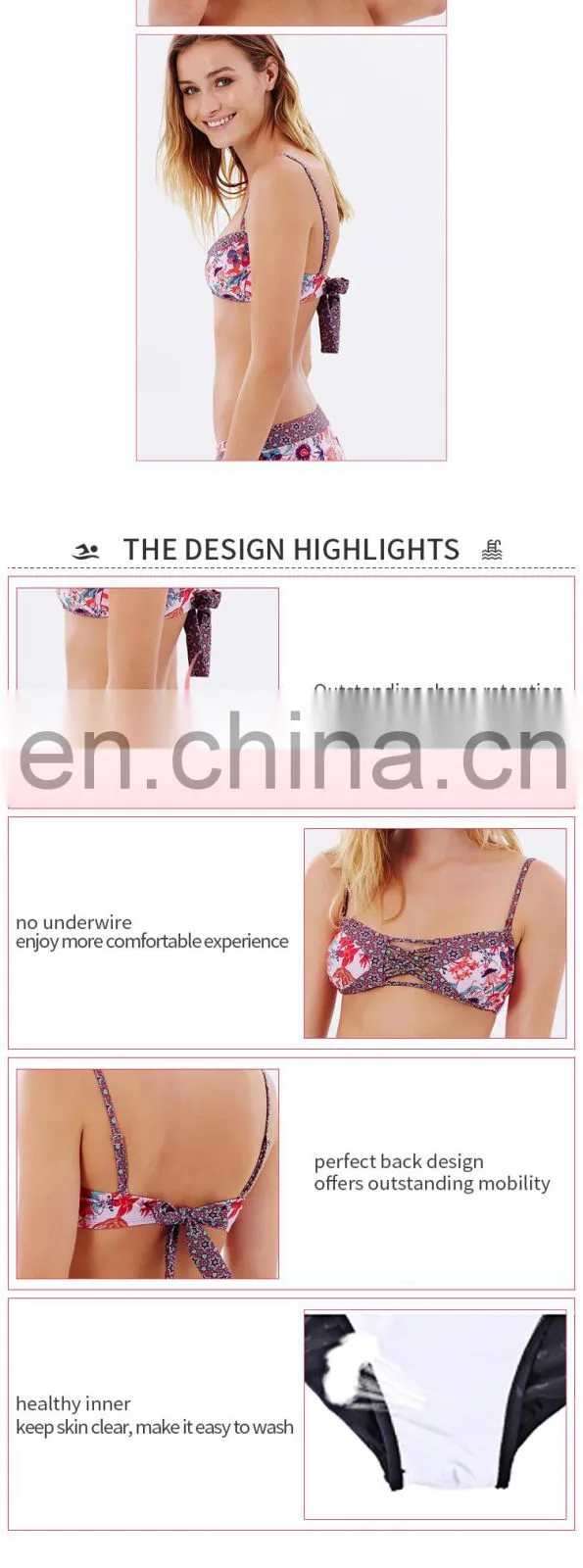 ocean pacific woman swimwear manufacturer bikini 2017