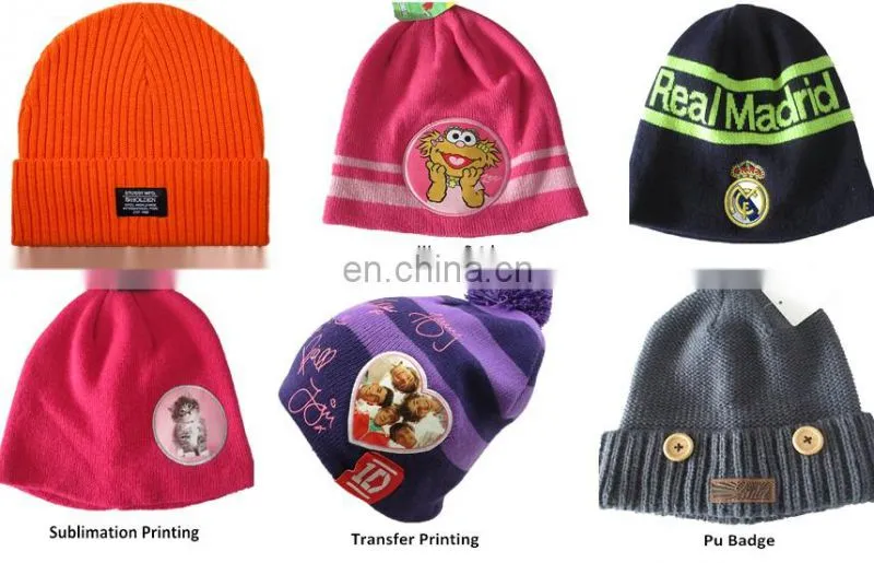 Newest women's fashion winter pur colour acrylic knitted scarf hat set with ball on hat