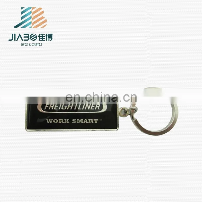 custom made soft enamel with epoxy metal car logo keychain