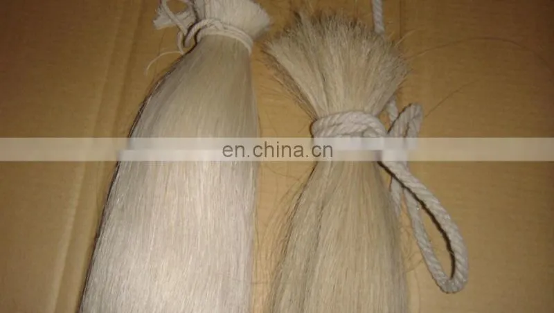 Horse hair wefts and tails for rocking horse mane hair