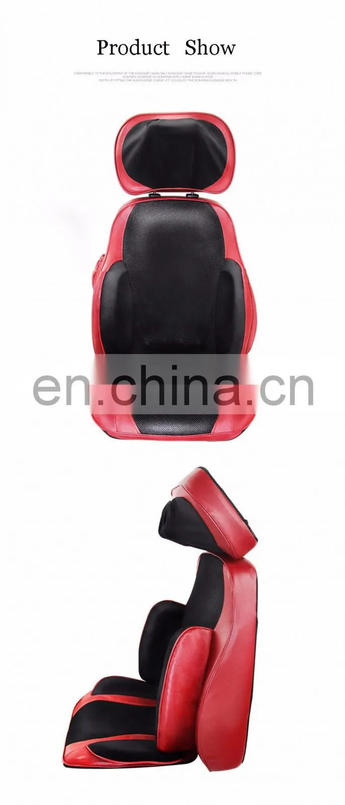 Portable multi-function kneading and shiatsu head back buttocks massage cushion for chair