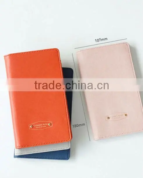 Passport Case, Travel Wallet Blocking Passport Cover Compact Case Holder Wallet,Prevent Degaussing,Classic Long
